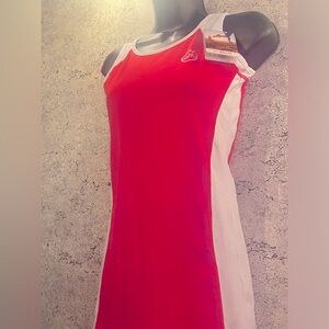 Willit  Ladies Athletic Dress for Golf/ Tennis/ Pickleball- hot pink & white XS